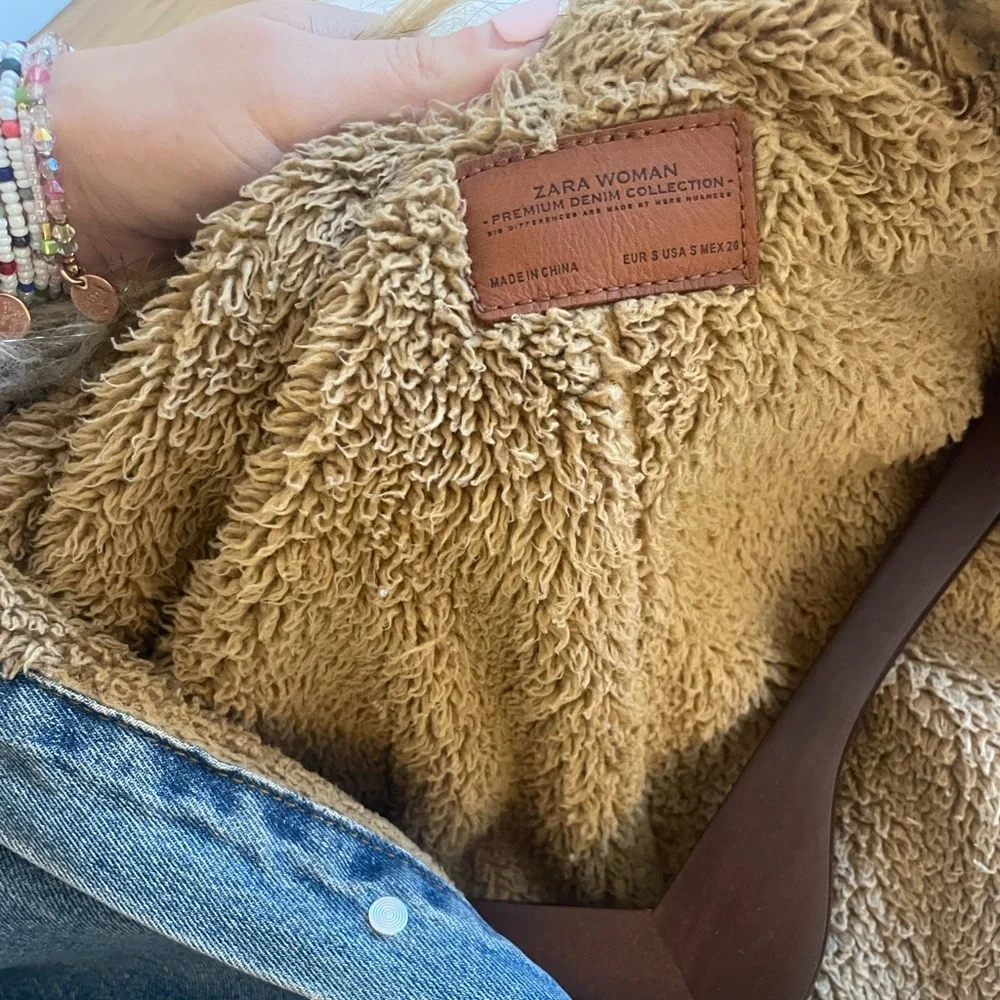 MOVING MUST GO Zara Denim Coat - Picture 3 of 6